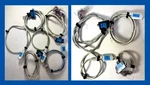 Lot Of 10 Male To Blunt Amphenol Cables 1 1.5'/2 2'/1 4'/1 4.5/2 5'/2 5.5'/1 6'. Fixed Price $42.95.