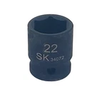 Sk Hand Tools 34072 - 1/2" Dr. 22mm 6pt Standard Metric Impact Socket. Fixed Price $18.98.