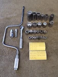 27 Js Ratchet Speed Wrench Extension Swivel Socket Sae 1/4" 3/8 Drive Usa Set. Fixed Price $49.56.