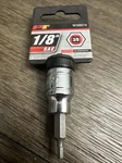 Performance Tool W38874 3/8" Drive Hex Bit Socket, 1/8". Fixed Price $3.47.