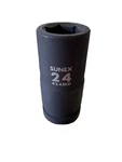 Sunex 424md 24mm 3/4" Drive 6 Point Deep Impact Socket Metric Tools 6pt Mm New. Fixed Price $22.77.