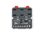 Crescent Csws8c 16 Piece 3/8" Drive 12 Point Sae Mechanics Tool Set. Fixed Price $24.99.