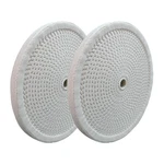 Purui 2pc 8 Inch Polishing Buffing Wheels For Bench Grinder Spiral Sewn With .... Fixed Price $24.29.