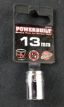 Powerbuilt 13mm Socket 1/4 Drive #648290. Fixed Price $1.99.