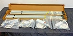 Lot Of 4 Zumtobel Zx5tiw4 Linear Led Striplights & Zx5sf Power Supply Drivers. Fixed Price $275.00.