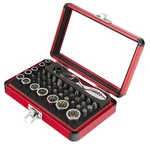 Sunex 44pc 1/4" Dr Mini Bit & Spline Socket Set W/ Duo-drive Ratchet Case 9732. Fixed Price $79.97.