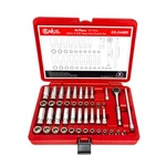 Genius Tools 44 Piece 1/4" Dr. Metric & Sae Deep Hand Socket Set - Gs-244ms. Fixed Price $83.86.