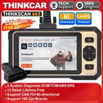 Thinkscan 662 Obd2 Car Diagnostic Scanner Action Test & Canfd 12 Resets Tool Us. Fixed Price $169.00.