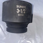 Sunex Tools 5112 1" Drive Standard 6 Point Impact Socket 3 1/2". Fixed Price $111.00.