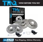 Trq Front & Rear Ceramic Brake Pad Rotor Kit Lh Rh Sides For 06-15 Mazda 5. Fixed Price $207.95.
