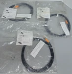Lot Of 3 Ifm Male Cordset Evc344, 2m, 3-pin, 3-wire, M8 (b165). Fixed Price $37.00.