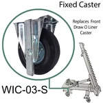 Fixed Caster Fits Car O Liner Frame Machine Draw Aligner Pull Tower. Fixed Price $137.00.