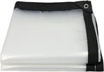 3' X 6' Clear Poly Tarp Heavy Duty With Grommets For 3ft 6ft,. Fixed Price $14.76.
