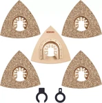 Oscillating Tool Blades, 5pcs Universal Triangle Carbide Multitool. Fixed Price $41.99.