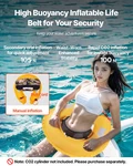 Manual Inflatable Belt Pack For Adults, Green (co2 Cylinder Not Included). Fixed Price $39.98.