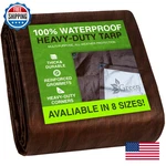 Green Lifestyle Heavy Duty Tarp Waterproof Covers Supplies Equipment 10x12. Fixed Price $34.98.
