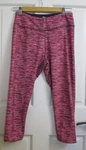 Maurices Pink & Purple Capri Pants Womens Size M 27x20.5 Stretch 4-30051. Fixed Price $12.95.