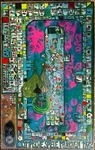Hundertwasser 1972 Munich Olympic Poster Screenprint Metallic Embossed Art 40x25. Fixed Price $1200.00.
