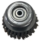 Osborn 6" Knotted Wire Cup Brush 5/8"-11 Arbor .035" Steel Usa Made. Fixed Price $61.99.