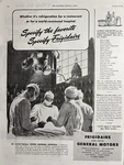 1946 General Motors Frigidaire John Hopkins Hospital Refrigeration Vtg Print Ad. Fixed Price $13.49.