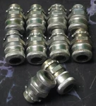 Lot Of 10 Crouse-hinds Cord Grip Cable Gland, 1/2" Npt Male, *gland Id Varies*. Fixed Price $47.99.