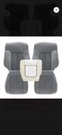 Nlqr Driver And Passenger Side Bottom & Top Lean Back Replacement Cloth Seat. Fixed Price $94.95.