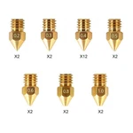 Creality Official Mk8 Ender 3 Nozzles 24 Pcs 3d Printer Brass Extrude.... Fixed Price $19.74.