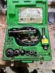 Greenlee 7646 Hydraulic Driver-punch, 10 Ga, Stainless Steel. Fixed Price $750.00.