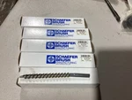 Lot Of 5 Schaefer #43604 Brass Spiral Wire Brush 3/8" Diameter 12-24 Female. Fixed Price $41.50.