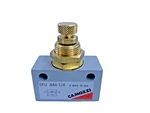 Camozzi Rfu 444-1/4 Inline Pneumatic Throttle Check Valve G1/4 P Max 10 Bar. Fixed Price $25.00.