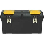 Stanley 24013 Tool Box With Tray, 8.1 Gal, Plastic, Black/yellow, 5-compartment. Fixed Price $37.74.