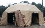 New Us Military Hdt Base-x Dome 6d31 Shelter System Tent 27x31' Big Fast Set Up. Fixed Price $4499.00.