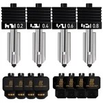 Hikudiy 4pcs 0.2/0.4/0.6/0.8mm Hotend 0.2/0.4/0.6/0.8mm,. Fixed Price $55.42.