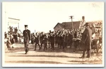 Vintage Early 1900s American Parade Band Postcard With Flags Aa102. Fixed Price $6.97.