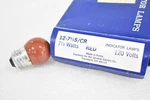 General Electric 12-71/2s/cr Red Indicator Lamp 7.5w 120v (1 Bulb Per Lot). Fixed Price $21.99.