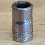 Williams 7/16" Shallow Socket 3/8" Drive 6 Point B-614 B614 Usa. Fixed Price $8.95.