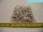 Qty=1100(100 X 11): Telecrafter Clips Flex White Exterior 5/8" G4wh-03. Fixed Price $93.45.