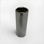 18 Mm 3/8" Drive 12 Point Metric Deep Chrome Socket 8438. Fixed Price $8.00.