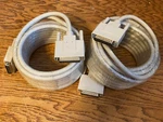 2 Pack - 25ft Sunf Pu Cable E128143 25pin Male Connection Printer Scanner. Fixed Price $17.38.