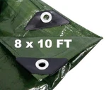 Hanjet Heavy Duty Outdoor Tarp 8 X 10 With Grommets Assorted Sizes , Colors. Fixed Price $28.78.