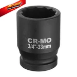 Uxcell 3/4-inch Drive 12 Point Impact Socket 33mm Metric Spindle Axle. Fixed Price $17.62.