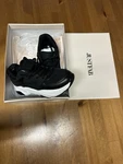 Justfab Lota Black Lace Up Low Top Athletic Sneakers For Women. Fixed Price $30.00.