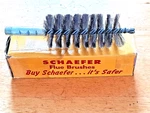 New Schaefer 43545 2" Stainless Steel Brush Cleans 2-1/4" Flue Size Free Ship. Fixed Price $17.99.