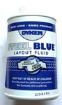 Dykem Steel Blue Layout/staining Fluid 8oz Brush-in-cap #80400. Fixed Price $14.95.