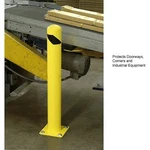Global Industrial? Steel Safety Bollard W/black Hazard Tape, 4.5"d X 36"h. Fixed Price $133.00.