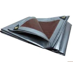 Brown Silver Extreme Duty Water Resistant Tarp 14 Mil Thick, Reinforced Corners. Fixed Price $224.85.