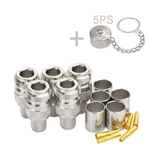 5pack Dust Cap,n Type Female Crimp Connector For Lmr-400 Ksr-400 Rg8 Rg213 Cable. Fixed Price $28.99.