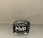 Mvp Black White Sports Fan Ring Most Valuable Player Esport Team Souvenir. Fixed Price $160.00.