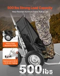 Vevor 500lb Game Cart, Folding Deer Hauler W/ All-terrain Tires, Hunting. Fixed Price $168.99.