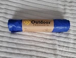 Outdoor Products Blue Plastic Tarp - 8x10 W/ 12 Aluminum Eyelet Grommets- New. Fixed Price $12.19.